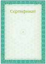 Сертификат №2